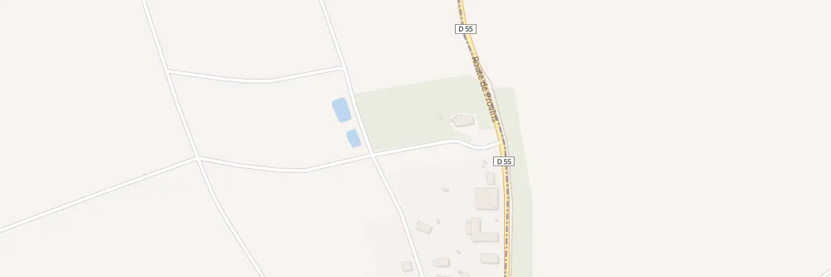 Plan du 2 Rte de Provins à Bezalles