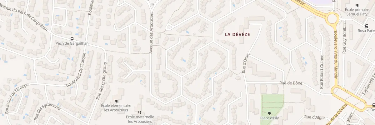 Plan du 32 Rue des Micocouliers à Béziers