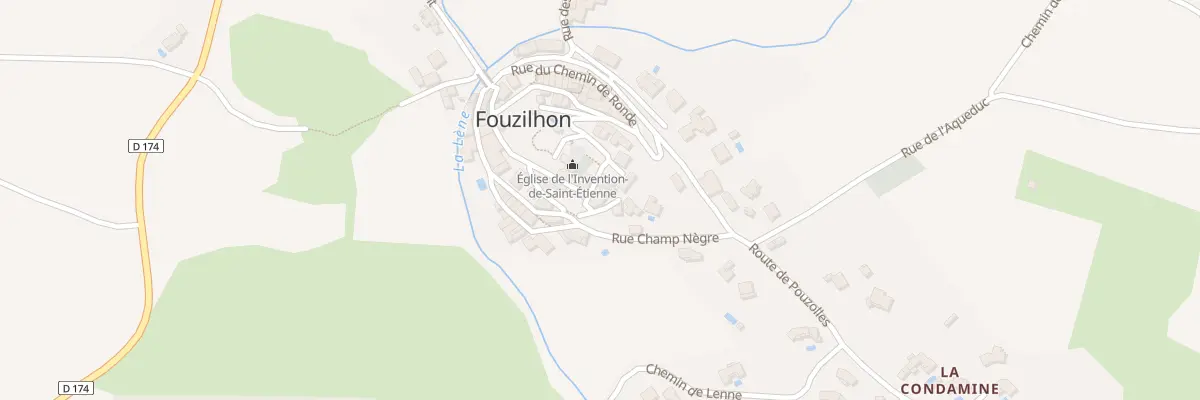 Plan du 4 Imp du Lairou à Fouzilhon
