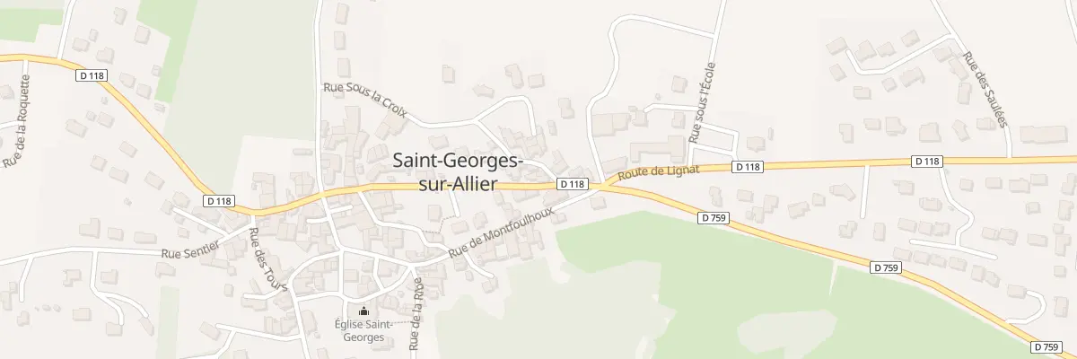 Plan du 5088 Rue des Ecoliers à Saint-Georges-sur-Allier
