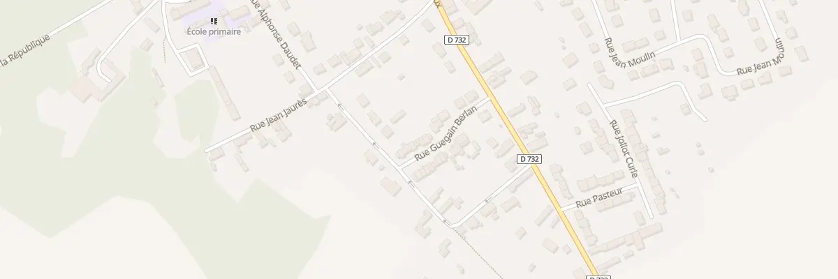 Plan du 11 Rue Guégain Berlan à Gricourt