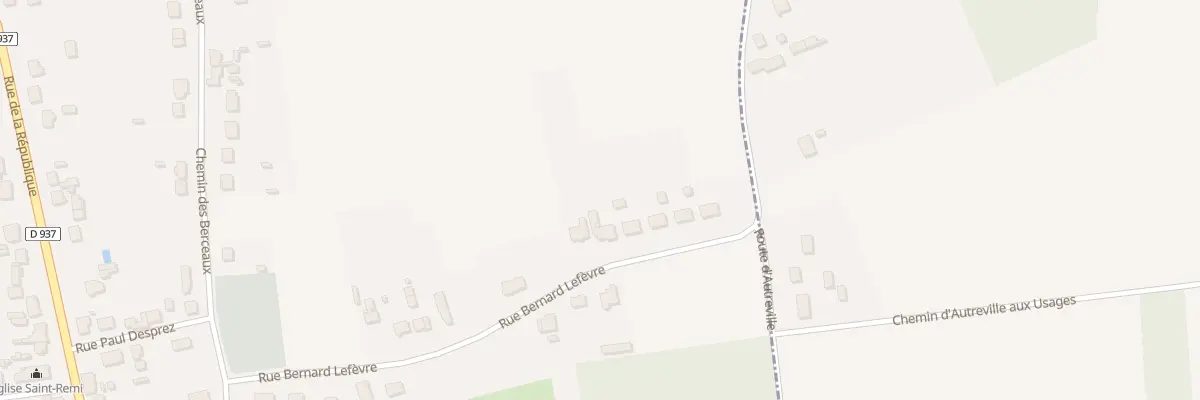 Plan du 18 Rue Bernard Lefèvre à Autreville
