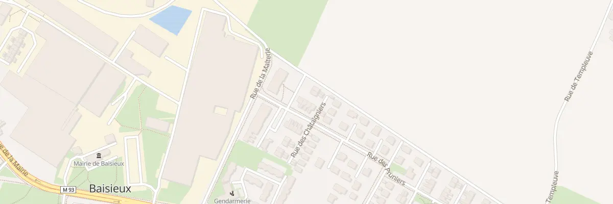 Plan du 44 Rue des Pruniers à Baisieux