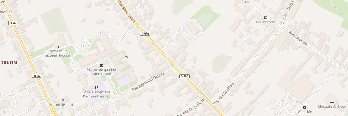 Plan du 107 Rue Saint-ladre à Cambrai