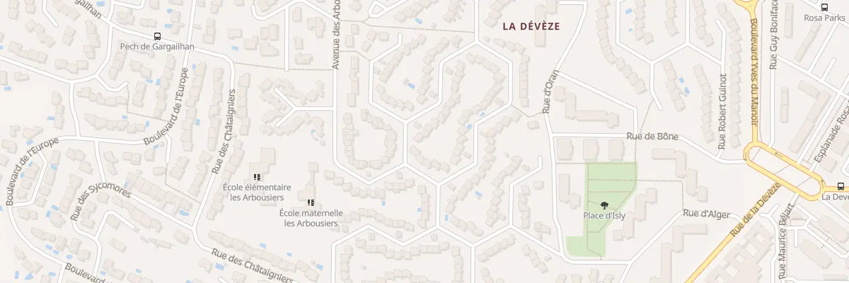 Plan du 9012 Rue des Micocouliers à Béziers