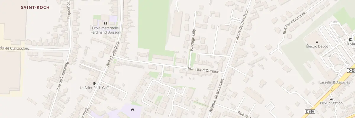 Plan du 21 Rue Henry Dunant à Cambrai
