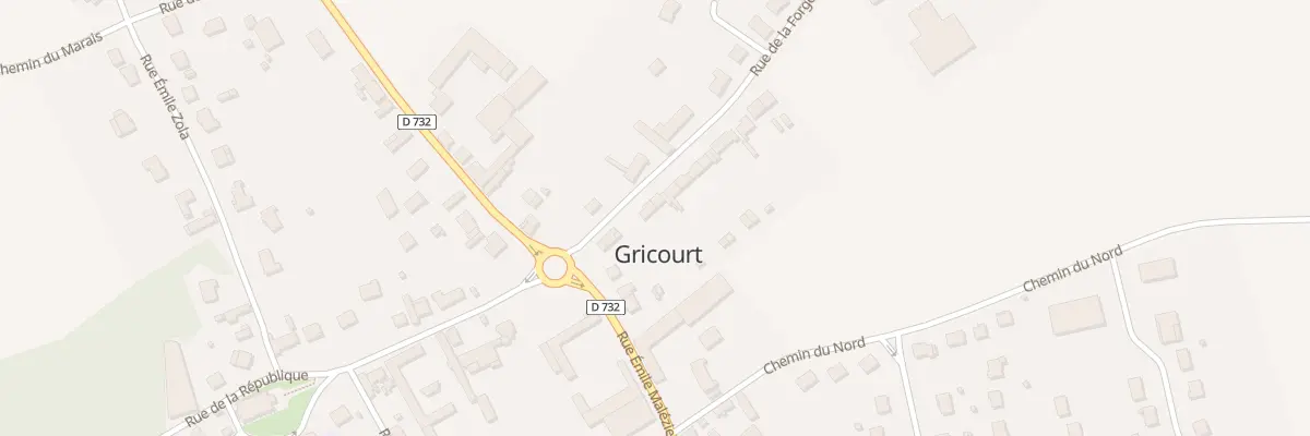 Plan du 4 Rue de la Forge à Gricourt