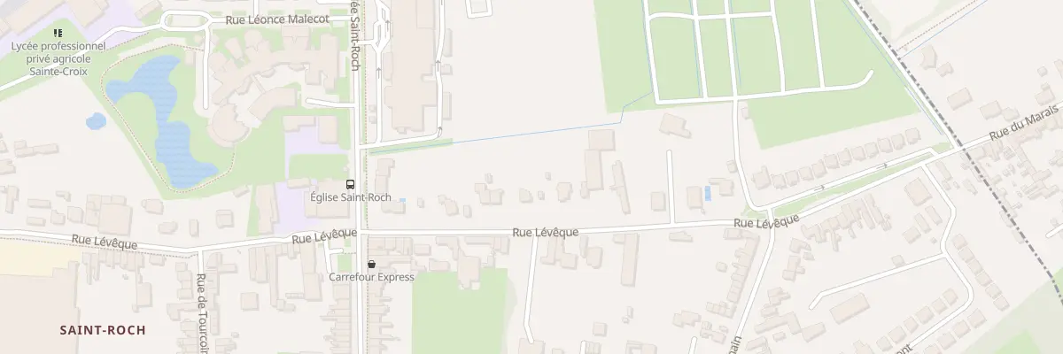 Plan du 129 Rue Lévêque à Cambrai