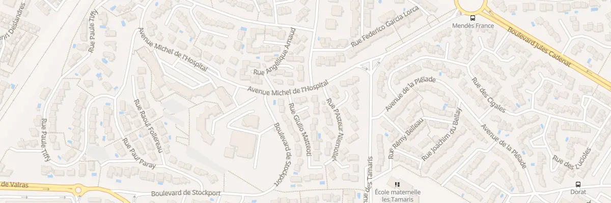 Plan du 3 Rue Guilio Matteoti à Béziers