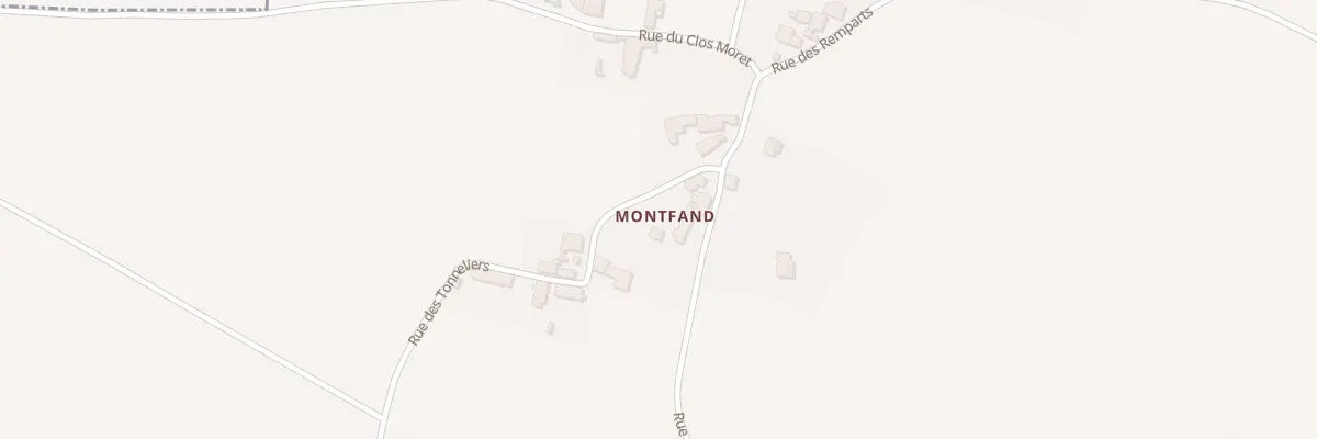 Plan du 43 Rue de Montfand à Louchy-Montfand