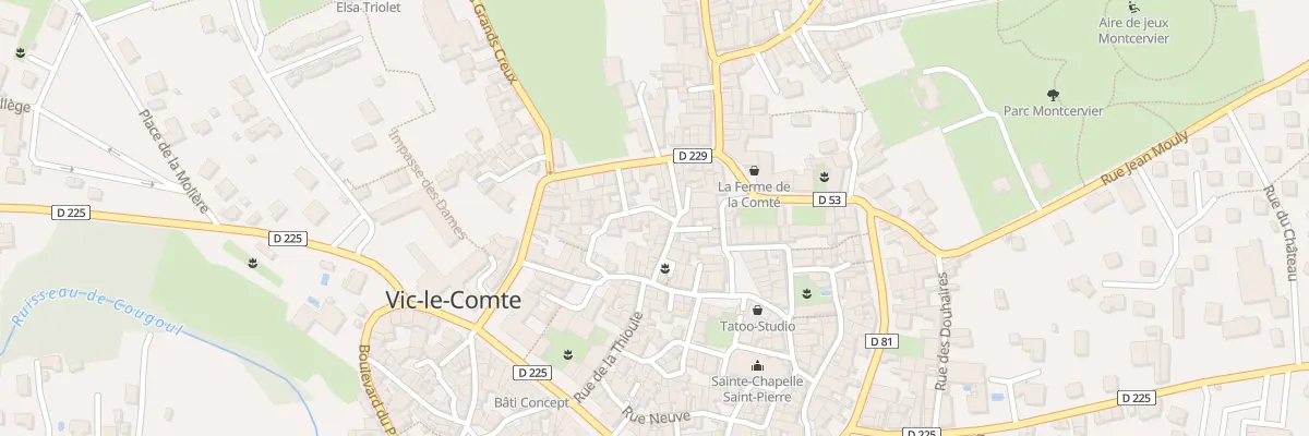 Plan du 5241 Rue de Coulogne à Vic-le-Comte