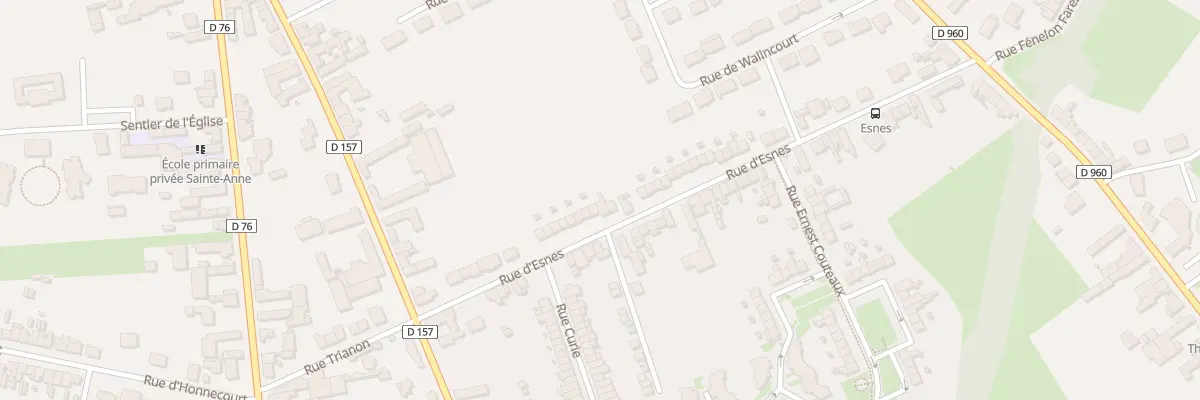 Plan du 68 Rue d’Esnes à Cambrai