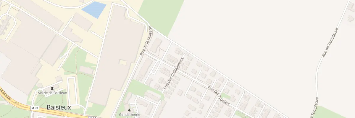Plan du 40 Rue des Pruniers à Baisieux