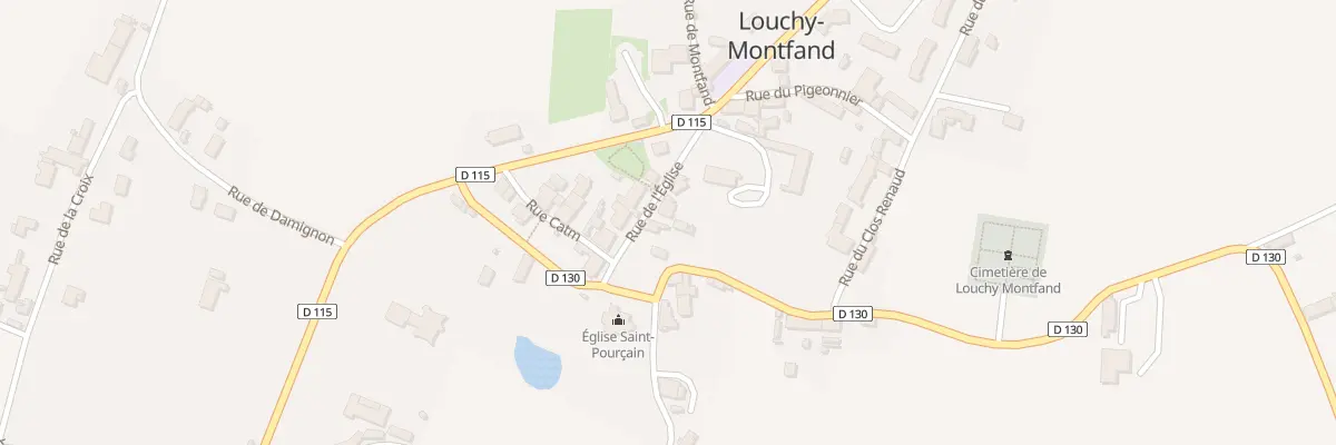 Plan du 4 Rue de l’Eglise à Louchy-Montfand