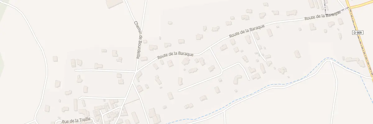 Plan de Rte de la Baraque à Vichel