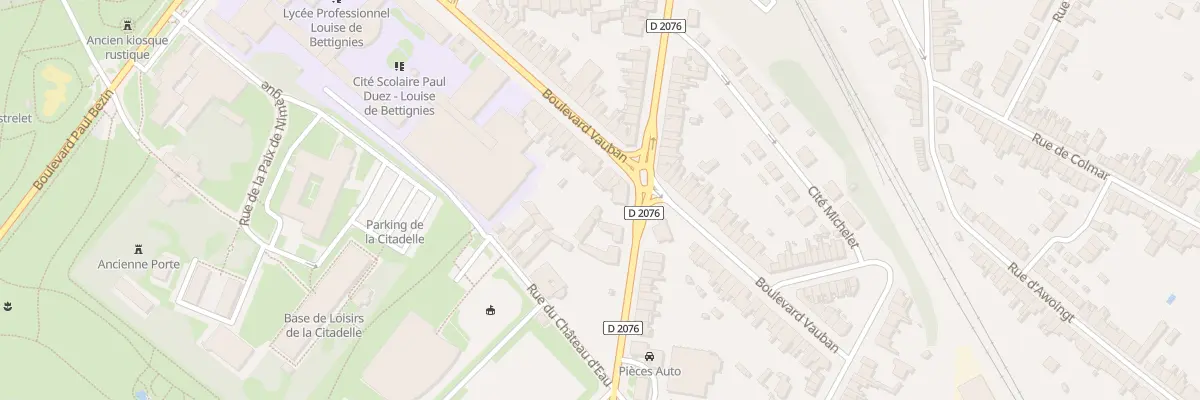 Plan du 24 Bd Vauban à Cambrai