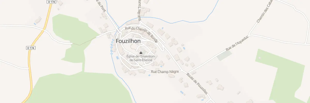 Plan du 11 Pl de l’Eglise à Fouzilhon