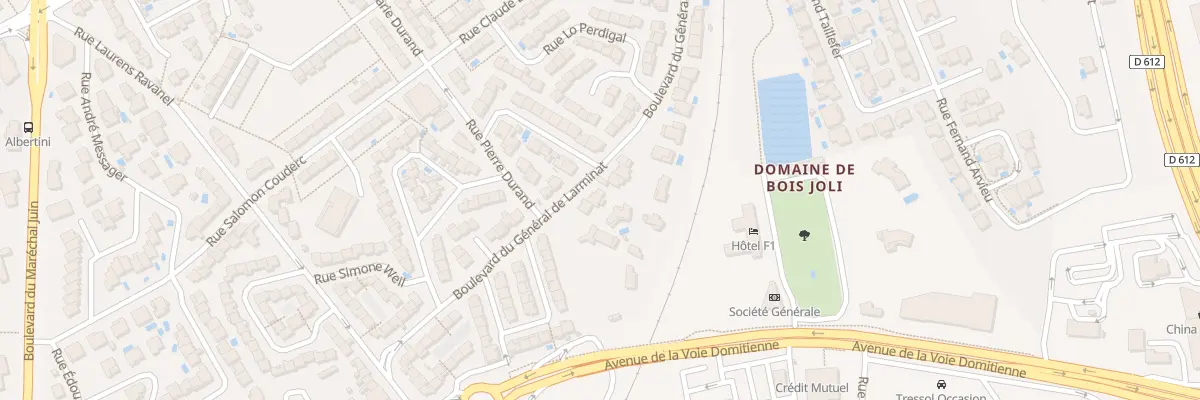 Plan du 32 Bd du Gen de Larminat à Béziers