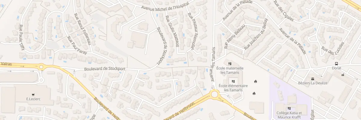 Plan du 26 Rue Guilio Matteoti à Béziers