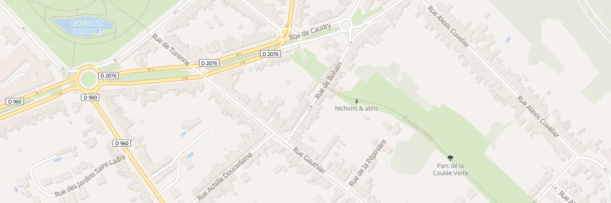 Plan du 24 Rue de Bohain à Cambrai