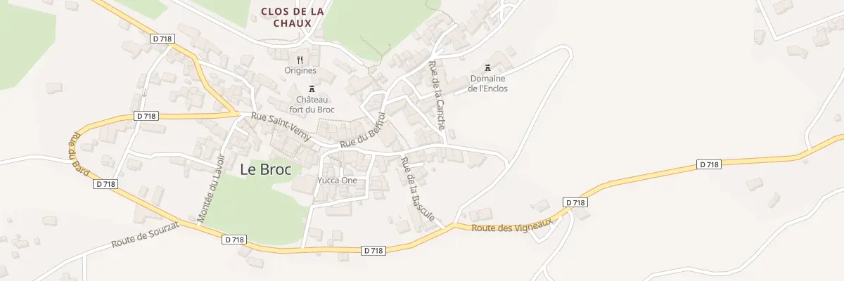Plan du 4 Rue de l’Eglise St Etienne au Broc