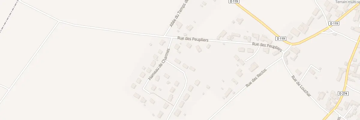 Plan du 28 Ham de Charmes à Charmes