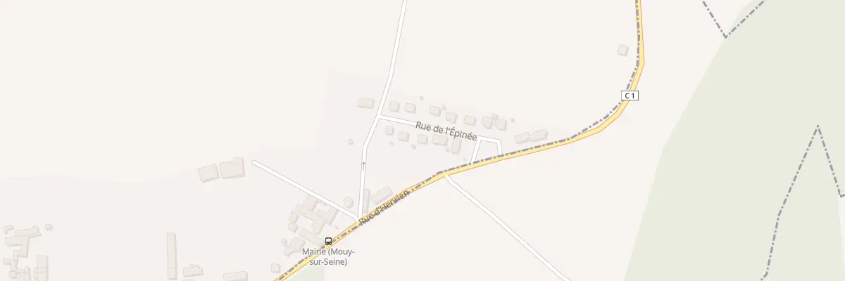 Plan du 6 Rue de l’Epinée à Mouy-sur-Seine
