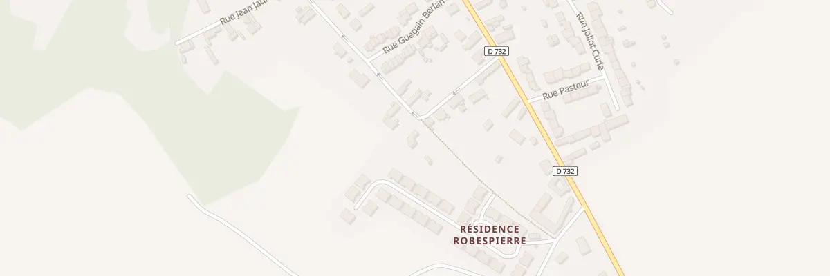 Plan du 8 Rue Jean de la Fontaine à Gricourt
