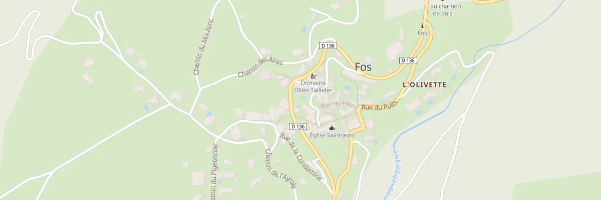 Plan du 5004 Rue du Chateau à Fos