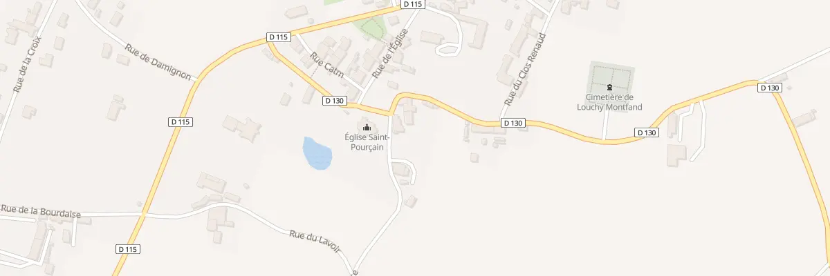 Plan du 1 Rue de la Source à Louchy-Montfand