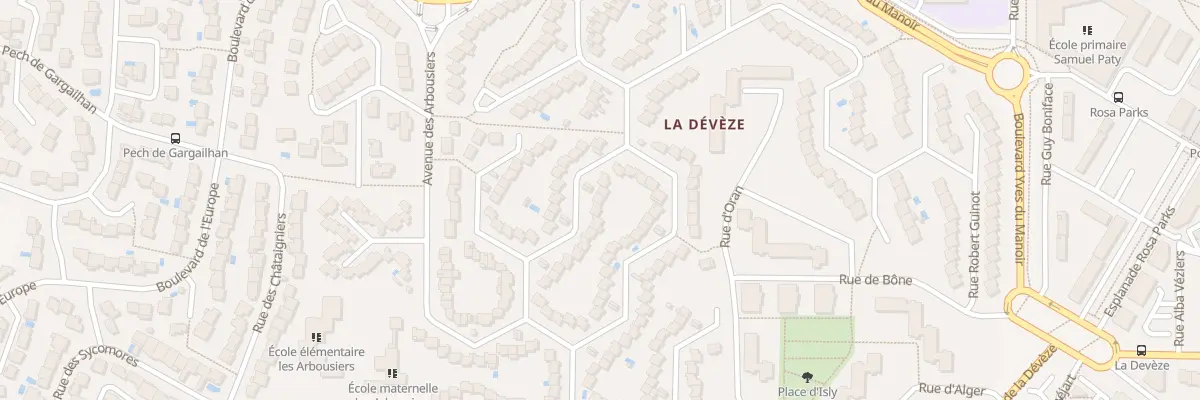 Plan du 19 Rue des Micocouliers à Béziers