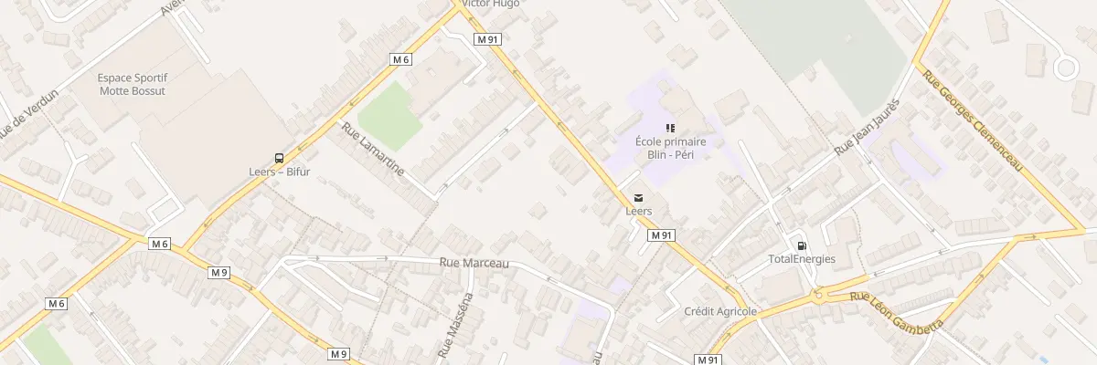 Plan du 23 Rue du Général De Gaulle à Leers