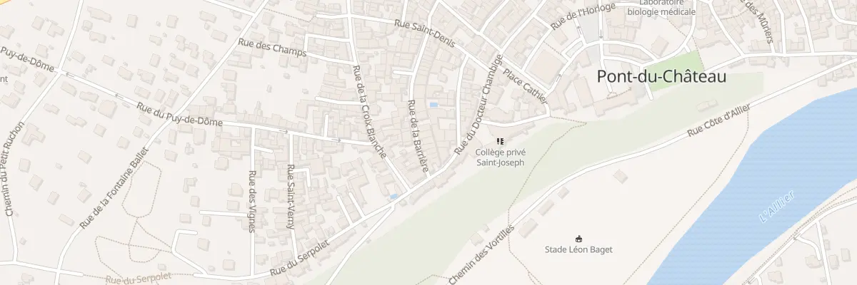 Plan du 17 Rue de la Barrière à Pont-du-Château