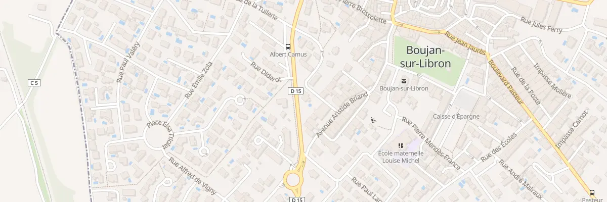 Plan du 1A Rue Voltaire à Boujan-sur-Libron