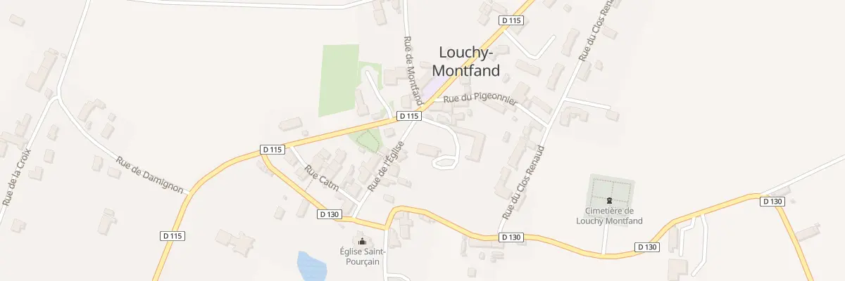 Plan du 8 Rue de l’Eglise à Louchy-Montfand