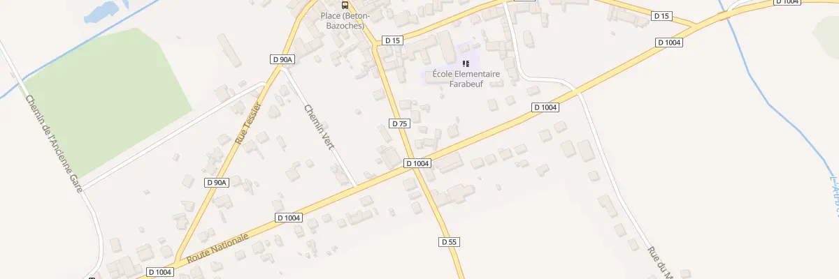 Plan du 15 Rue Farabeuf à Beton-Bazoches