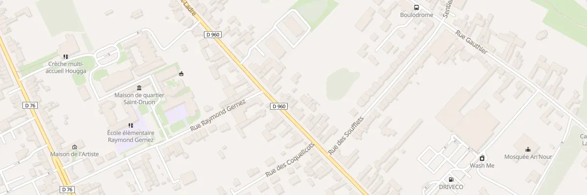 Plan du 125 Rue Saint-ladre à Cambrai
