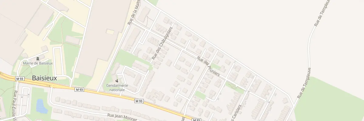 Plan du 9 Rue des Pruniers à Baisieux