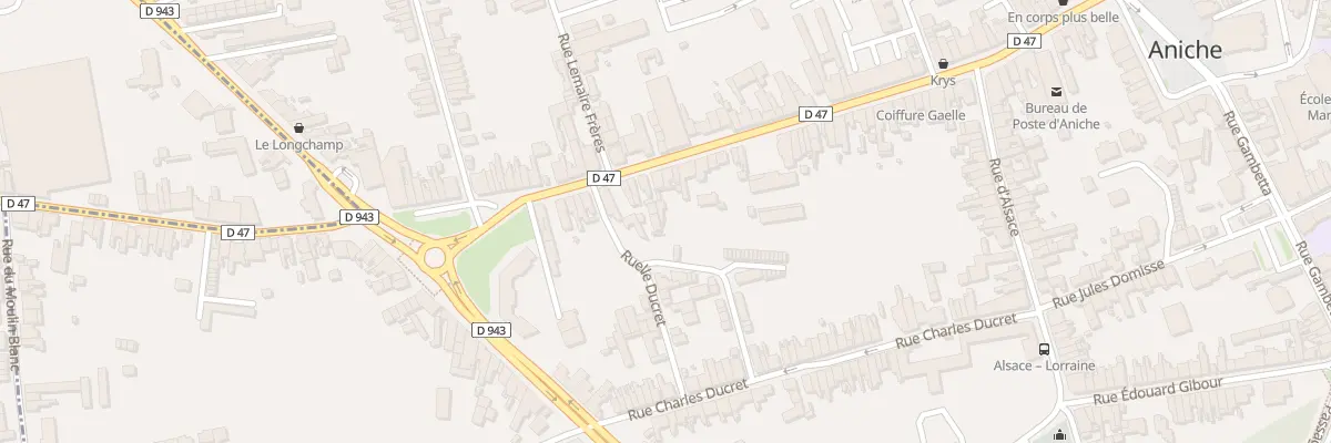 Plan du 89 Rue Patoux à Aniche