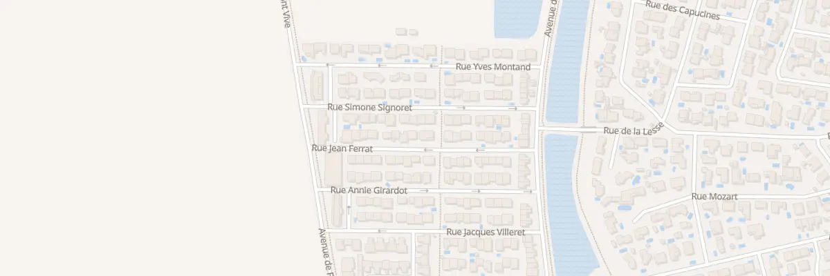 Plan du 18 Rue Jean Ferrat à Sauvian