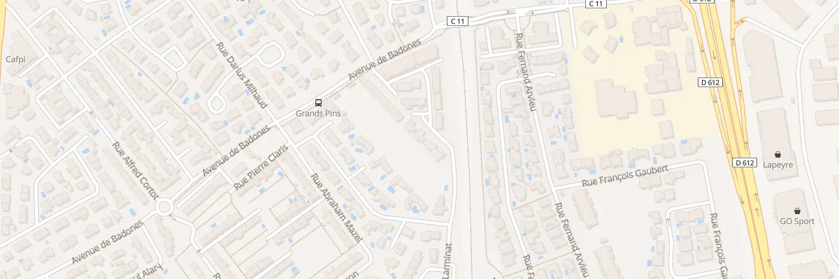 Plan du 67 Bd du Gen de Larminat à Béziers