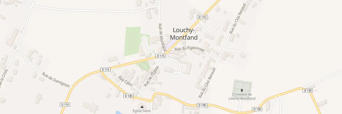 Plan du 12 Rue de l’Eglise à Louchy-Montfand