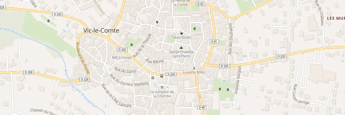 Plan du 27 Rue Alexis Chavarot à Vic-le-Comte