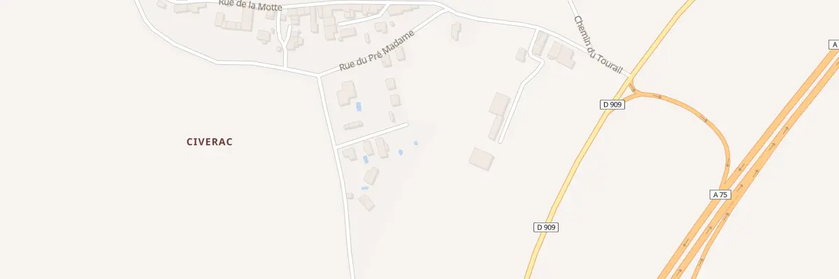 Plan du 7F Rue du Pré Madame au Broc