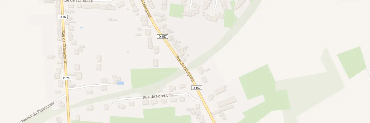 Plan du 121 Rue de Niergnies à Cambrai