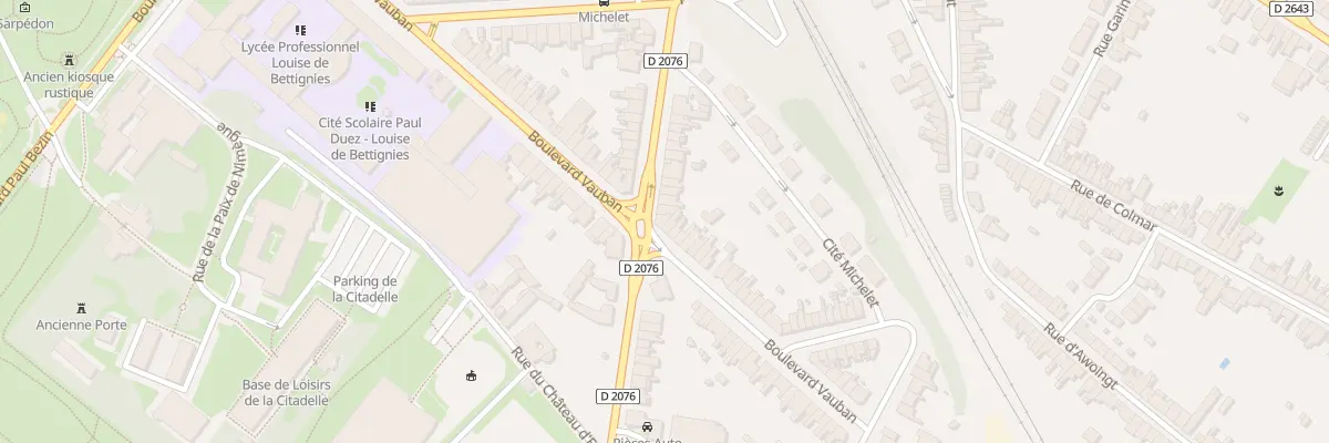 Plan du 79 Bd Vauban à Cambrai