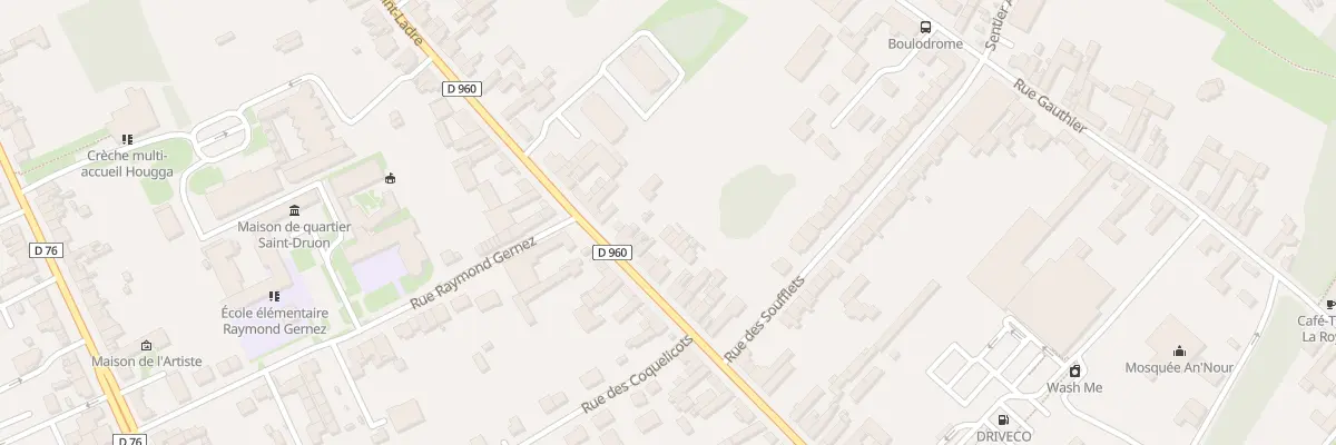 Plan du 127 Rue Saint-ladre à Cambrai