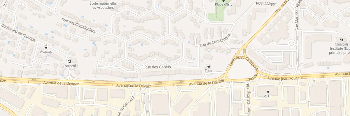 Plan du 4 Rue du Thym à Béziers