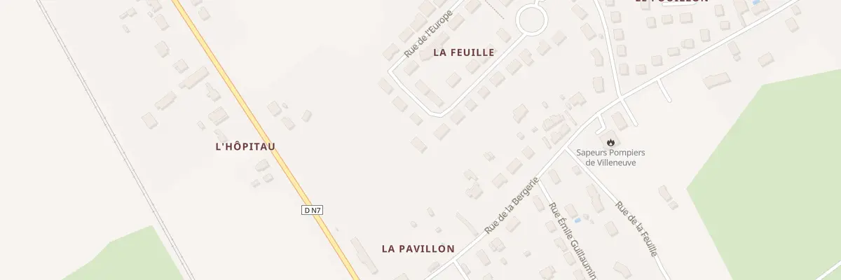 Plan du 29 Rue de l’Europe à Villeneuve-sur-Allier