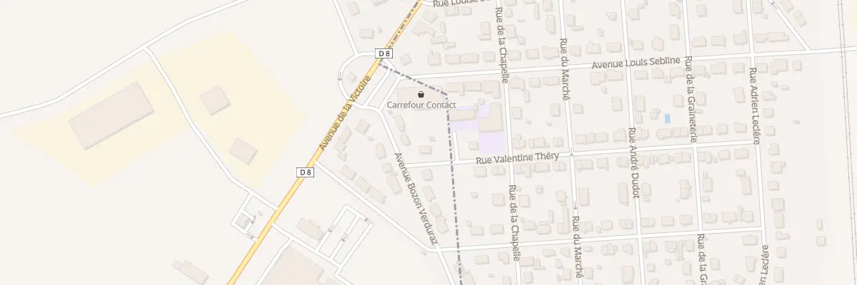 Plan du 2 Rue Valentine Thery à Jussy